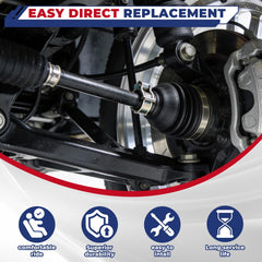 Front Passenger Right CV Axle Shaft For Toyota Camry Avalon Solara Highlander Automatic 43410-06200