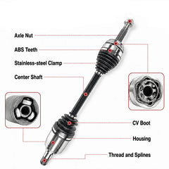 Front Driver Left CV Axle For Honda Accord 1998-2002 L4 2.3L Automatic Trans 44011S84A10