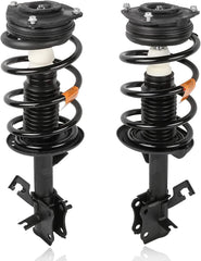 Front Shock Struts w/ Coil Springs & Sway Bar Links For 2007-2012 Nissan Sentra