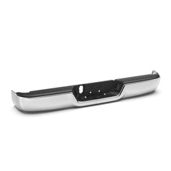 Chrome Separated Rear Bumper For 2009-2018 Ram 1500/ 2010-2012 Ram 2500 3500 w/o Sensor Hole & Dual Exhaust