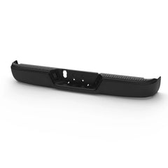 Black Separated Rear Bumper For 2009-2018 Ram 1500 / 2010-2012 Ram 2500 3500 w/o Sensor & Dual Exhuast