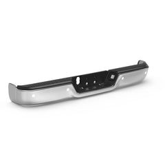 Chrome Rear Separated Bumper For 2009-2018 Dodge Ram 1500 w/ Sensor Holes w/o Dual Exhaust