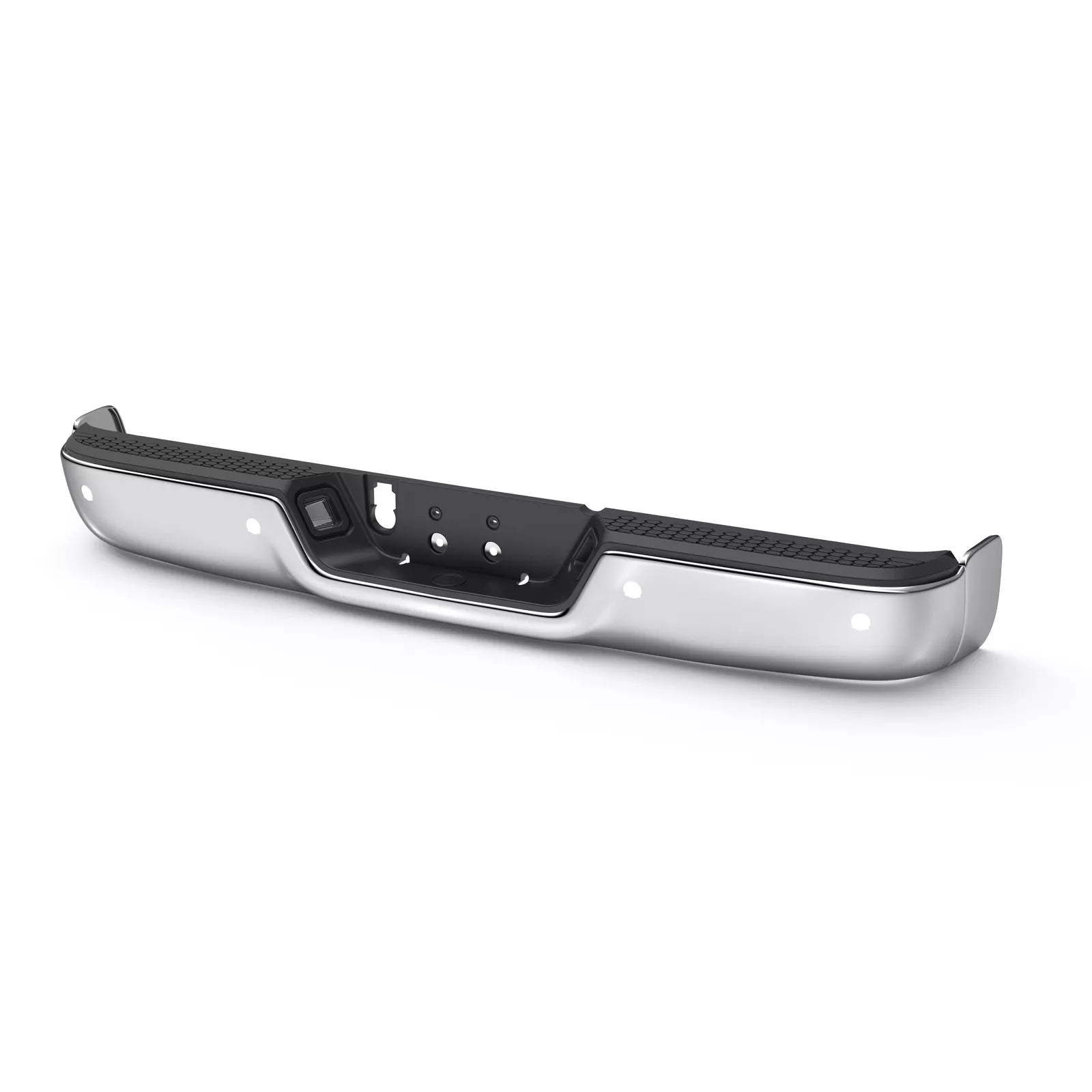 thumbnail image 2 of Chrome Rear Separated Bumper Assembly For 2009-2019 Ram 1500 W/ Sensors (No Dual Exhaust) 2 of 4