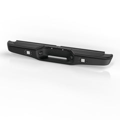 Black Rear Steel Step Bumper Assembly w/ Led Light For 1995-2004 Toyota Tacoma