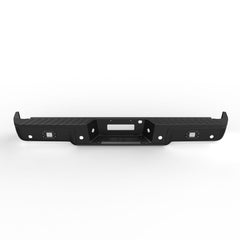 Black Steel Rear Bumper Step Pad w/ LED Light For 2004-2006 Ford F-150 w/ Sensor Holes