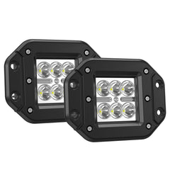 Black Steel Rear Bumper Step Pad w/ LED Light For 2004-2006 Ford F-150 w/ Sensor Holes
