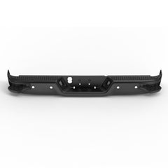 Black Steel Rear Bumper Corner Step For 2009-2018 Dodge Ram 1500/ 2010-2012 Ram 2500 3500 w/ Sensor Holes w/o  Dual Exhaust
