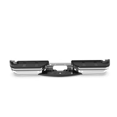 Chrome Steel Rear Step Bumper For 1999-2007 Ford F250 F350 Super Duty With Sensor Hole