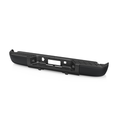 Black Steel Rear Bumper For 2007-2013 Chevy Silverado/GMC Sierra 1500 w/o Park Sensor Holes