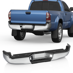 Chrome Rear Bumper Assembly For 2005-2015 Toyota Tacoma w/o Radar Hole TO1102241