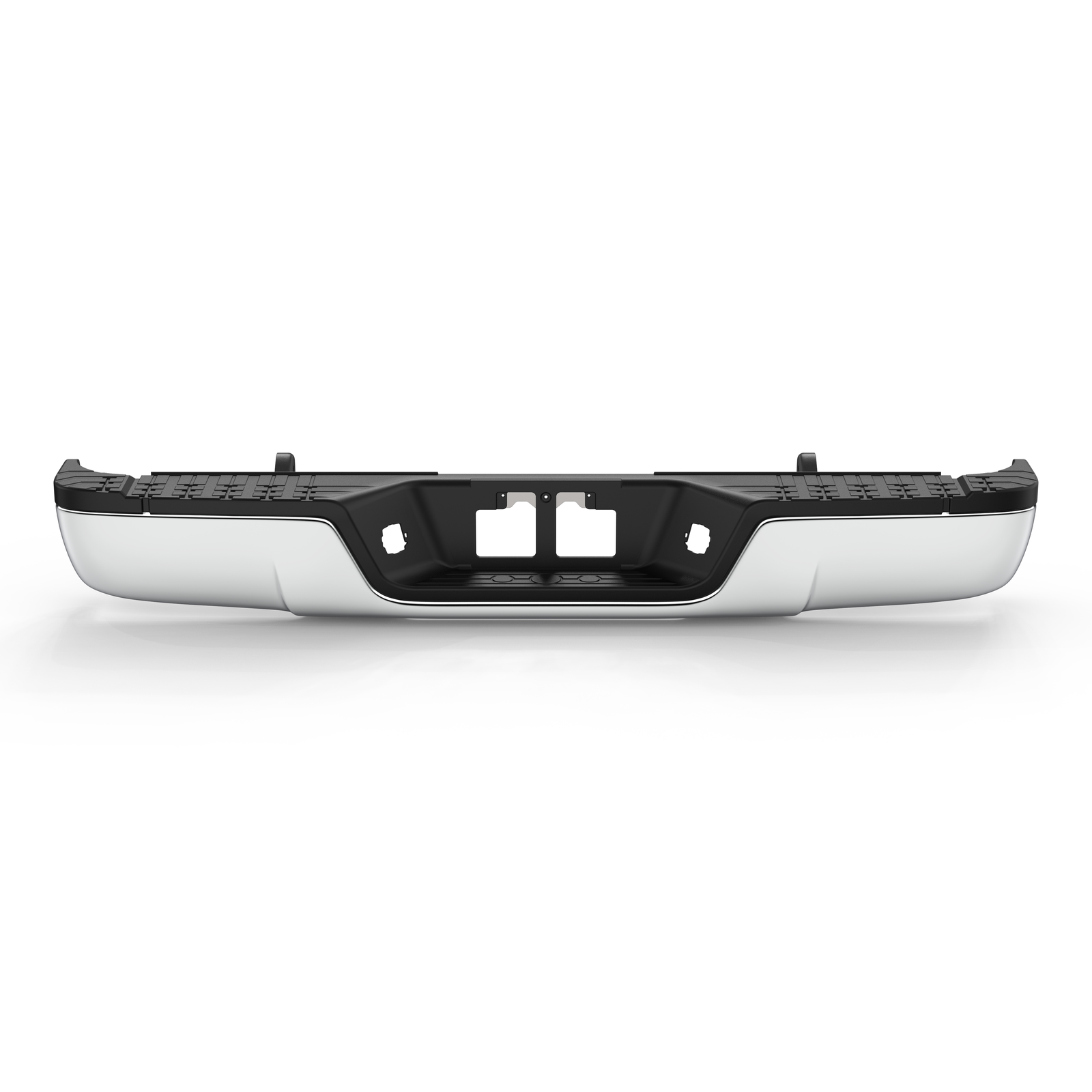 Chrome Rear Step Bumper For Toyota Tundra 2007-2013 – No Sensor Holes