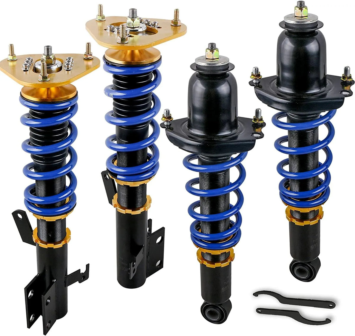 Adjustable Height Suspension Shock Struts Coilovers For 2009-2017 Toyota Corolla E140 (Set of 4)