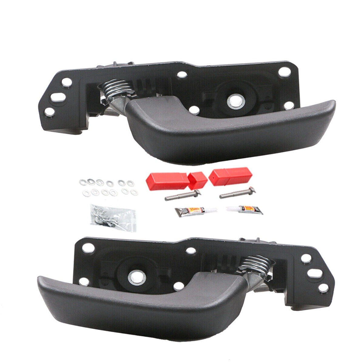 Left & Right Inside Door Handle For 2007-2013 Chevy Silverado GMC Sierra 1500