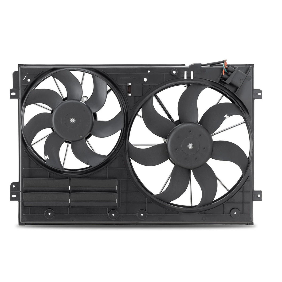 Dual Radiator Cooling Fan Assembly For Audi A3 TT VW Beetle Golf Jetta Passat Tiguan