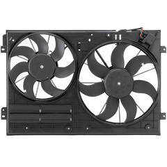Dual Radiator Cooling Fan Assembly For Audi A3 TT VW Beetle Golf Jetta Passat Tiguan