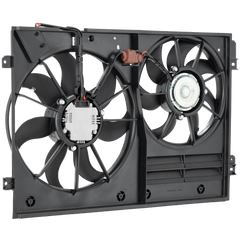 Dual Radiator Cooling Fan Assembly For Audi A3 TT VW Beetle Golf Jetta Passat Tiguan