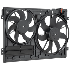 Dual Radiator Cooling Fan Assembly For Audi A3 TT VW Beetle Golf Jetta Passat Tiguan