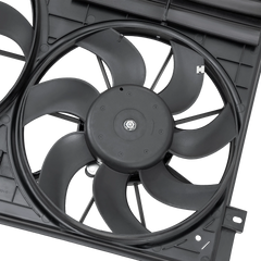 Dual Radiator Cooling Fan Assembly For Audi A3 TT VW Beetle Golf Jetta Passat Tiguan