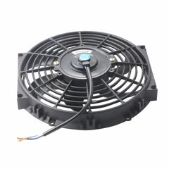 10" Universal Slim Fan Push Pull Electric Radiator Cooling 12V Mount Kit (Set of 2)