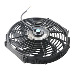 12" Universal Slim Fan Pull/Push Electric Radiator Cooling 12V w/ Mount Kit