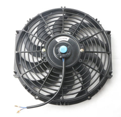 12" Universal Slim Fan Pull/Push Electric Radiator Cooling 12V w/ Mount Kit (Set of 2)