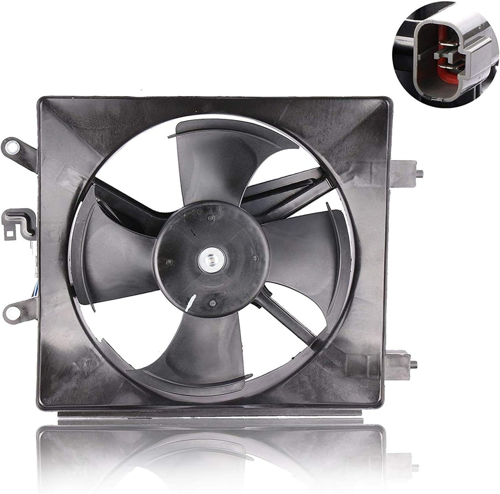 A-Premium A/C Condenser Fan Assembly Compatible with Select Honda Models - CR-V CRV 2012 2013 2014, 2.4L - Replace# 38616R5AA01, 38611RMXA51 Condenser Fan A-Premium Right A⁄C Assembly Compatible With Select