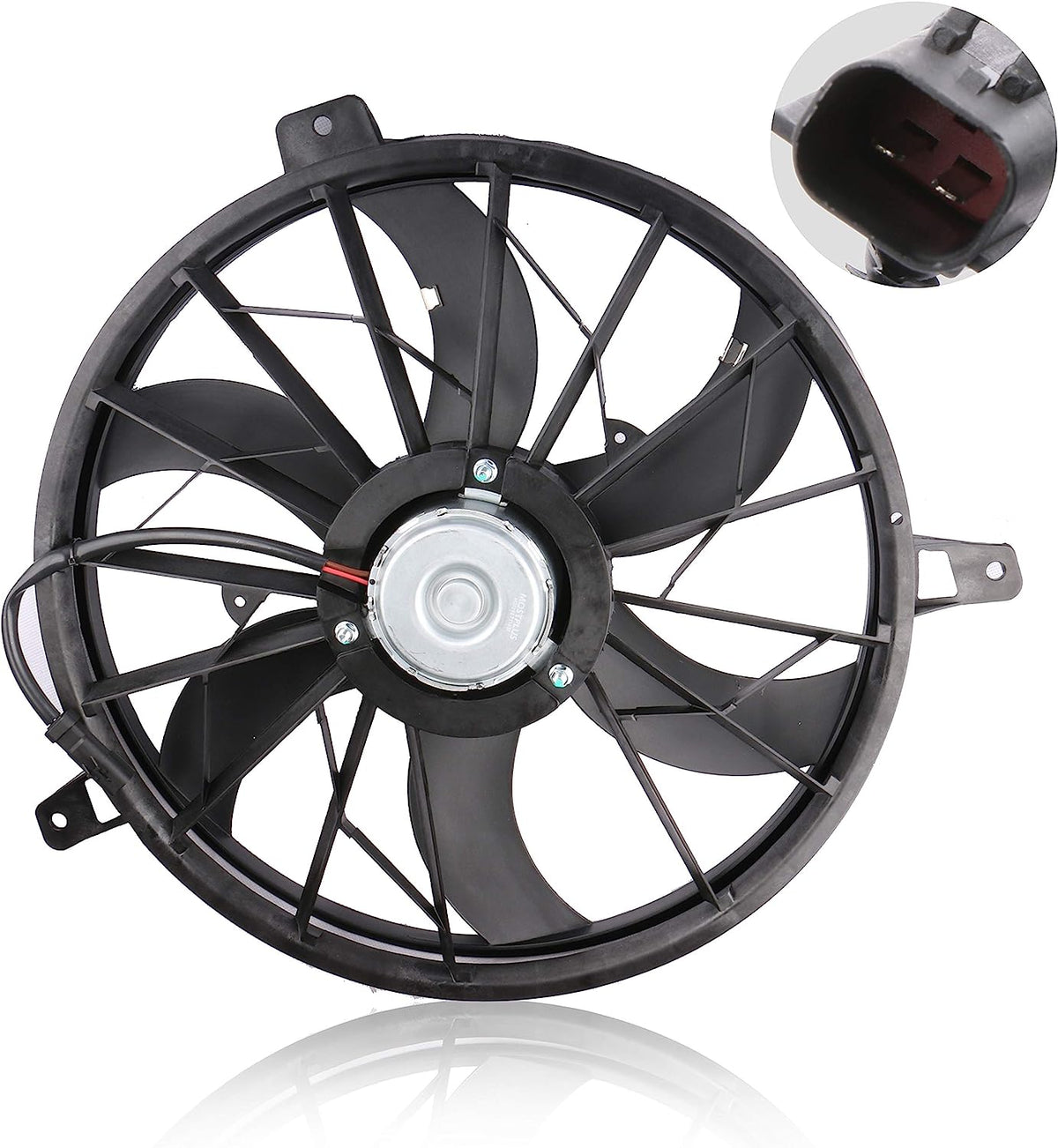 Front Radiator Cooling Fan Assembly For 1999-2003 Jeep Grand Cherokee 4.0L 4.7L 674-00389 52079528AB