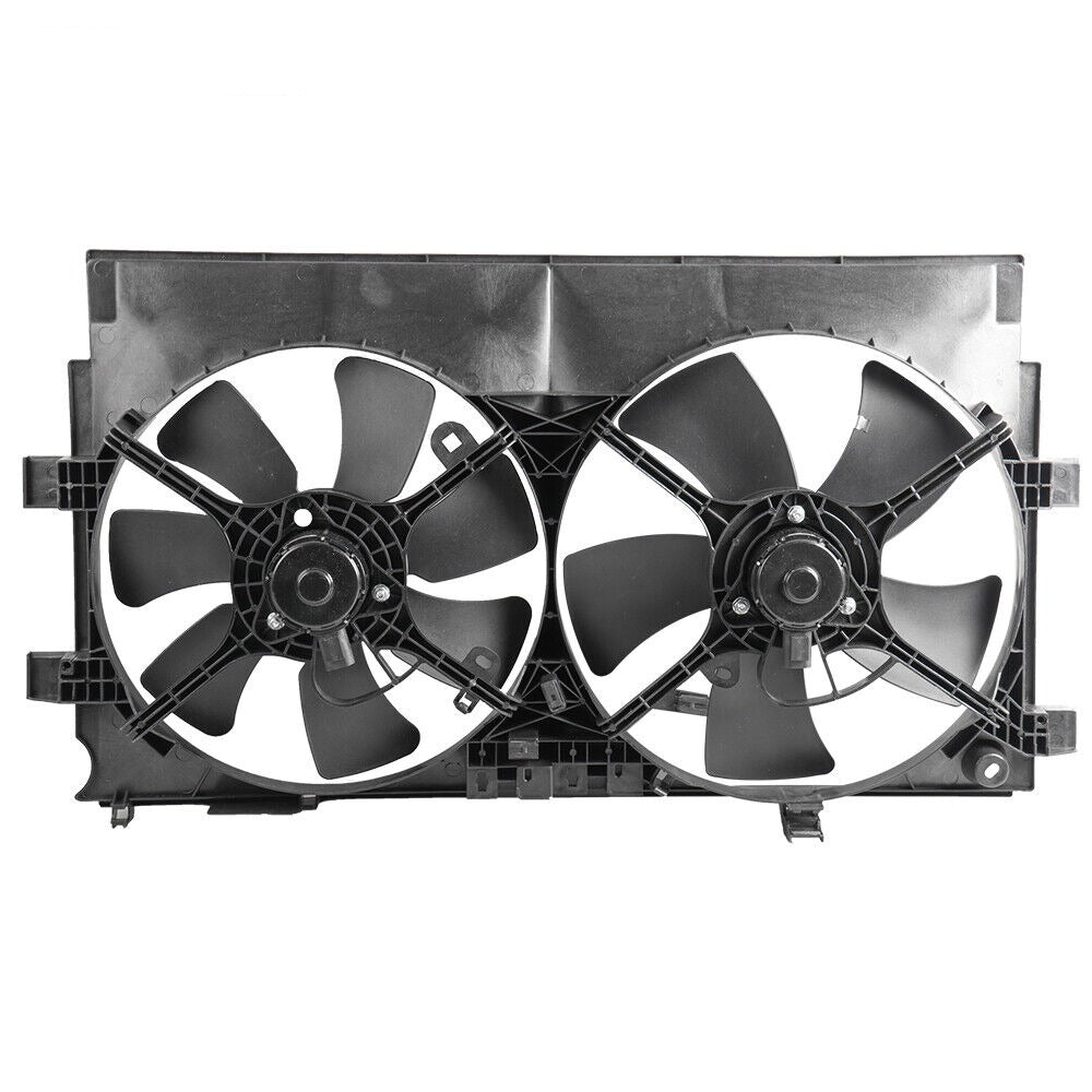 Radiator Condenser Cooling Fan Assembly For 2008-2016 Mitsubishi Lancer 2.0L 2.4L