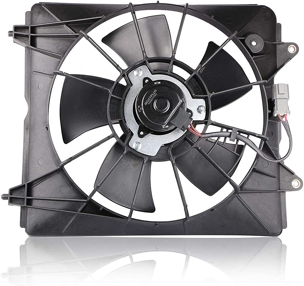 Driver Side Radiator Cooling Fan Assembly For 2007-2009 Honda CR-V 2.4L 19015RZAA01 19020PNA003 HO3115139