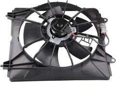 Radiator and A/C Condenser Fan Assembly For 2007-2009 Honda CR-V 2.4L 38615RZAA01 (Left+Right Side)