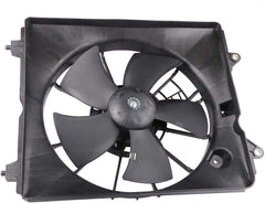 Radiator and A/C Condenser Fan Assembly For 2007-2009 Honda CR-V 2.4L 38615RZAA01 (Left+Right Side)