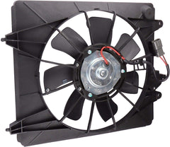 Radiator and A/C Condenser Fan Assembly For 2007-2009 Honda CR-V 2.4L 38615RZAA01 (Left+Right Side)