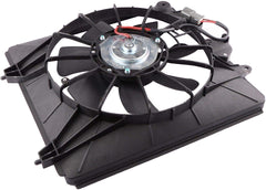 Black AC Condenser Radiator Cooling Fan Assembly For 2007-2009 Honda CR-V 2.4L 96184988 (Right Side)