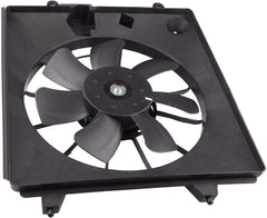 Black AC Condenser Radiator Cooling Fan Assembly For 2007-2009 Honda CR-V 2.4L 96184988 (Right Side)