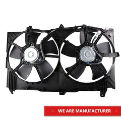 Dual Radiator Cooling Fan Assembly For 2003-2006 Nissan 350Z 2003-2007 Infiniti G35 3.5L V6