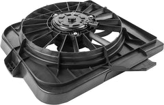 Black Radiator Cooling Fan Assembly For 2001-2005 Chrysler Town & Country Dodge Caravan 2.4L