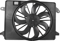 Black Radiator Cooling Fan Assembly For Dodge Charger Challenger Chrysler 300 68050129AA CH3115169