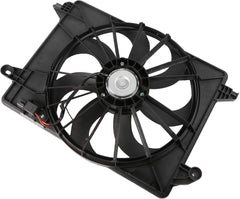 Black Radiator Cooling Fan Assembly For Dodge Charger Challenger Chrysler 300 68050129AA CH3115169