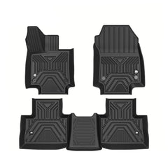 All Weather Floor Mats Liners Rubber Carpets For 2020-2021 Toyota RAV4 (Set of 3)