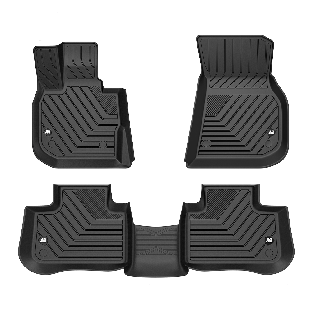 TPE All Weather Waterproof Anti-slip Liners Floor Mats For 2018-2023 BMW X3 X4 (Set of 3)