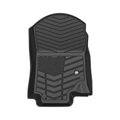 Black Front+Rear Floor Mats Liner For 2020 Mercedes-Benz GLE350 GLE450 V167 (Set of 3)