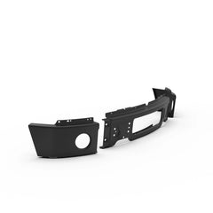 Black Separated Front Bumper Face Bar Assembly For 2009-2014 Ford F-150 w/o Sensor Hole w/ Fog Light Hole