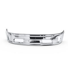 Chrome Steel Front Lower Bumper For 2013-2018 Ram 1500 w/ Two-piece Bumper Type w/ Fog Light Holes 68160853AB