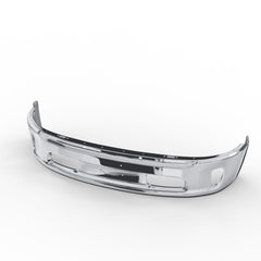 Chrome Steel Front Lower Bumper For 2013-2018 Ram 1500 w/ Two-piece Bumper Type w/ Fog Light Holes 68160853AB