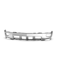 Front Chrome Separated Bumper Assembly For 2014-2015 Chevy Silverado 1500 w/o Sensor Holes w/ Fog Hole