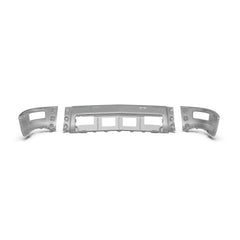 Front Chrome Separated Bumper Assembly For 2014-2015 Chevy Silverado 1500 w/o Sensor Holes w/ Fog Hole