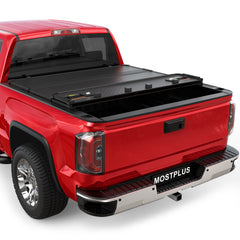 5.8FT 4-Fold Hard Tonneau Cover For 2007-2013 Silverado Sierra 1500 Truck Bed