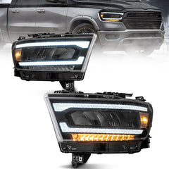 NEW Pair LH & RH LED Projector Headlights For 2019 2020 2021 Dodge Ram 1500