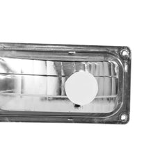 Chrome Housing Headlights Assembly w/ Bumper Light For 1994-2000 Chevy C/K 1500/2500/3500