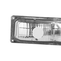 Chrome Housing Headlights Assembly w/ Bumper Light For 1994-2000 Chevy C/K 1500/2500/3500